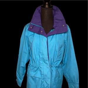 Pacific Trail Vintage 80’s jacket Purple & Teal